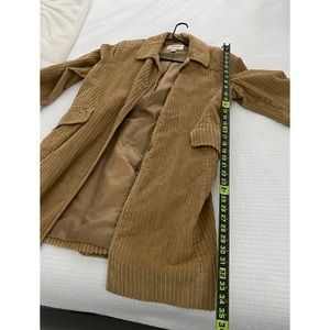 Warm winter jacket. Long past bottom.